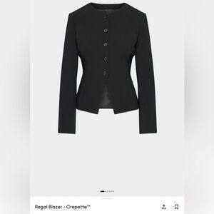 Aritzia Black Regal Blazer